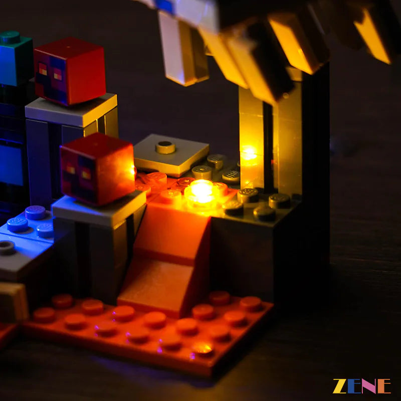 Light Kit for Nether Portal Ambush #21255 - Golden Apple Comics