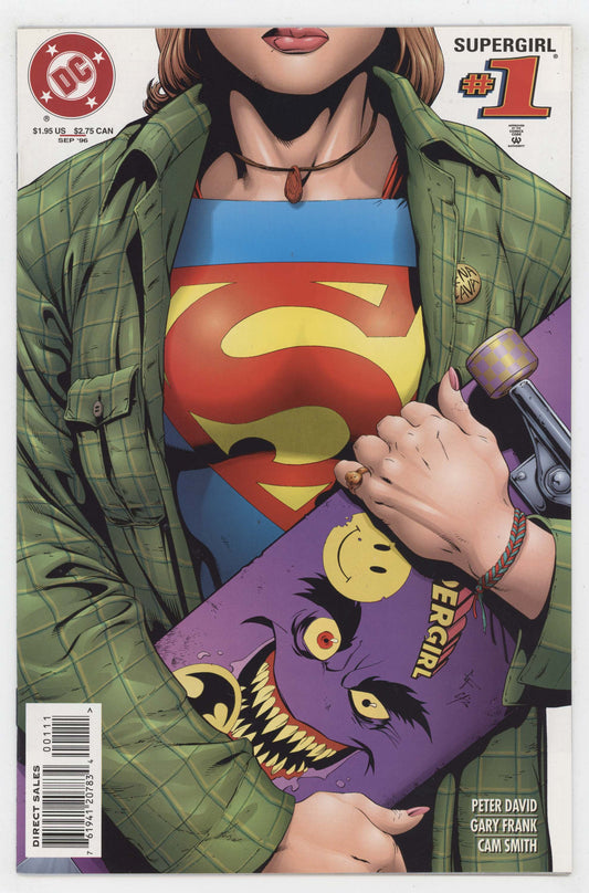 Supergirl 1 DC 1996 NM Gary Frank Peter David GGA Skateboard