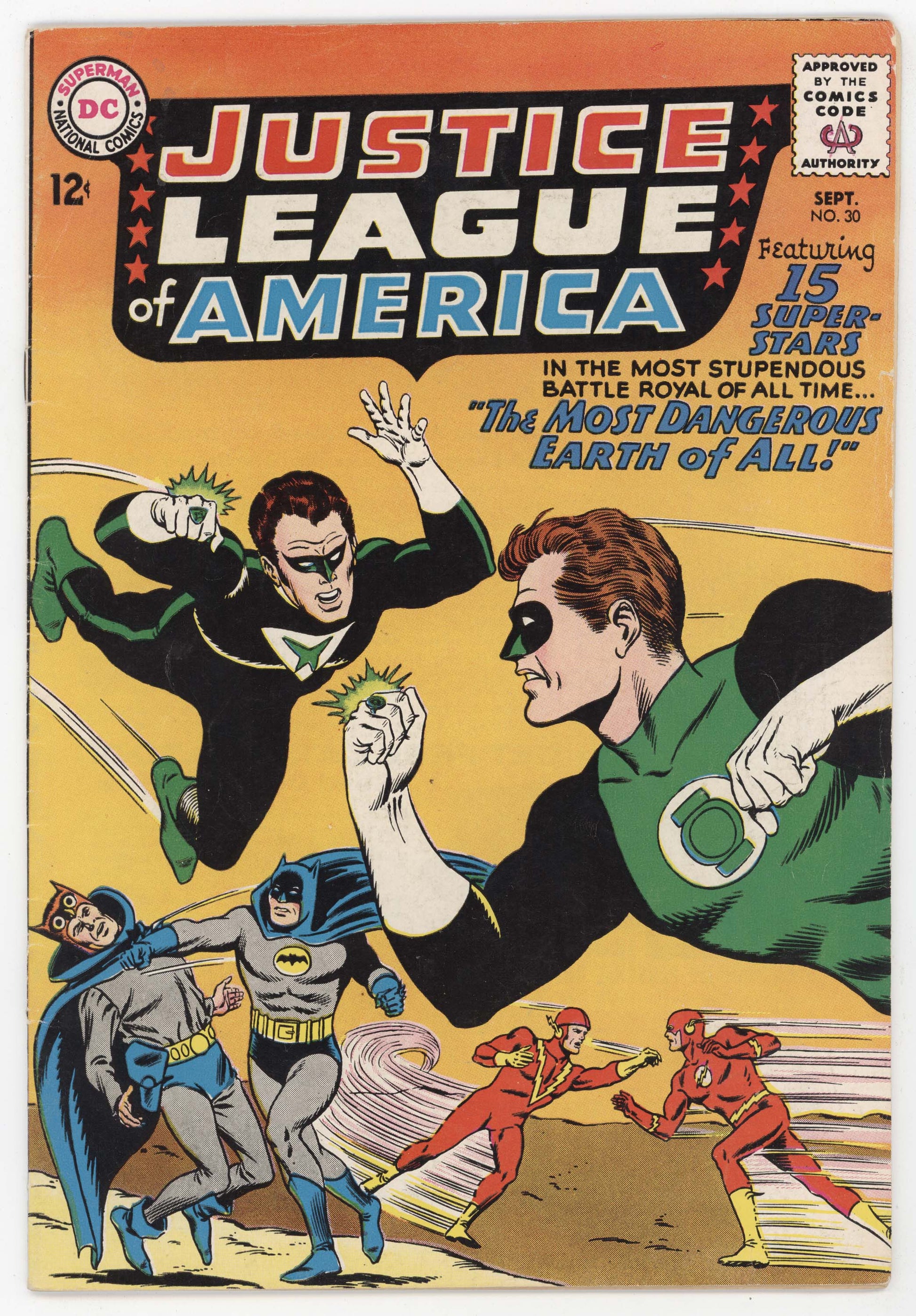 Justice League Of America 30 DC 1964 VG Batman Green Lantern Flash Cri ...