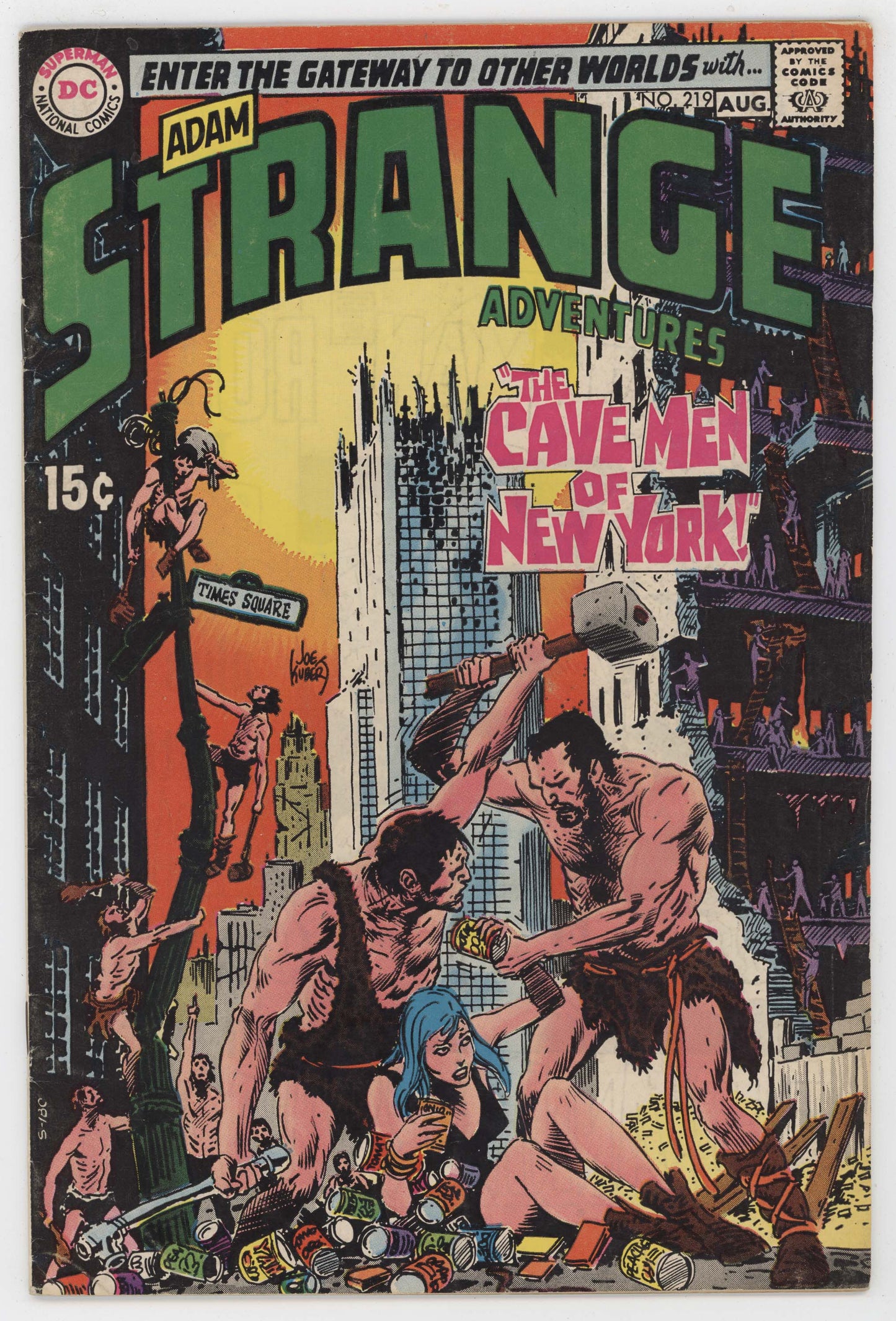 Strange Adventures 219 DC 1969 FN Joe Kubert Mystery In Space 28 53 123