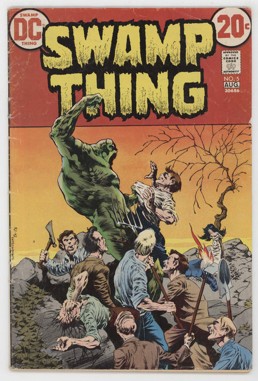 Swamp Thing 5 DC 1973 VG Bernie Wrightson Len Wein