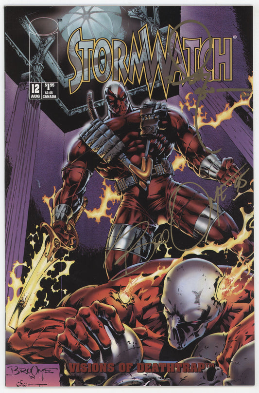 Stormwatch 12 Image 1994 NM- 9.2 Signed Trevor Scott Matt Broome