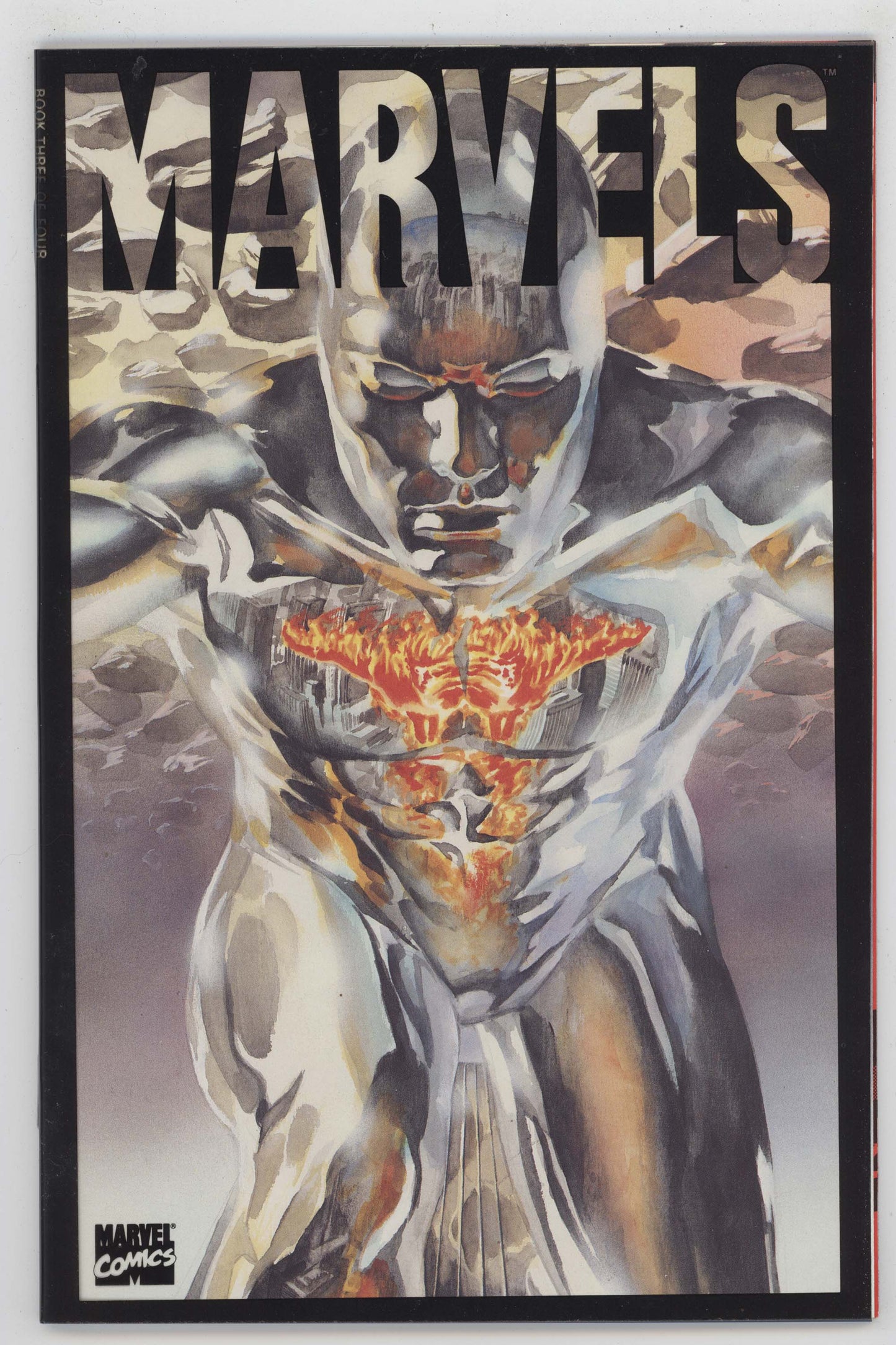 Marvels 3 Marvel 1994 NM Alex Ross Kurt Busiek Acetate Silver Surfer