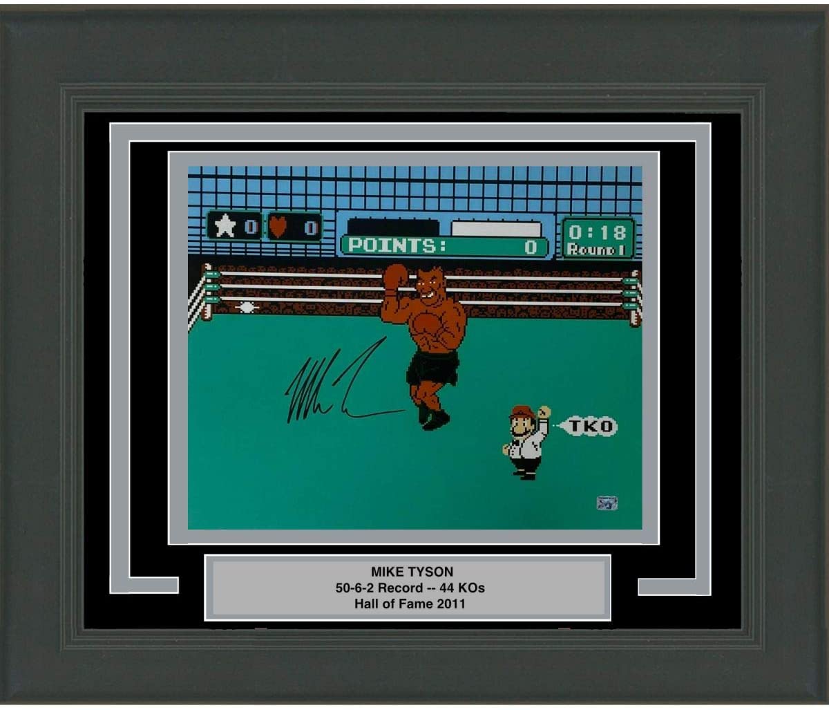 Framed Autographed/Signed Mike Tyson Punchout Nintendo Video Game Boxing 16x20 Photo Athlete Hologram COA - Golden Apple Comics