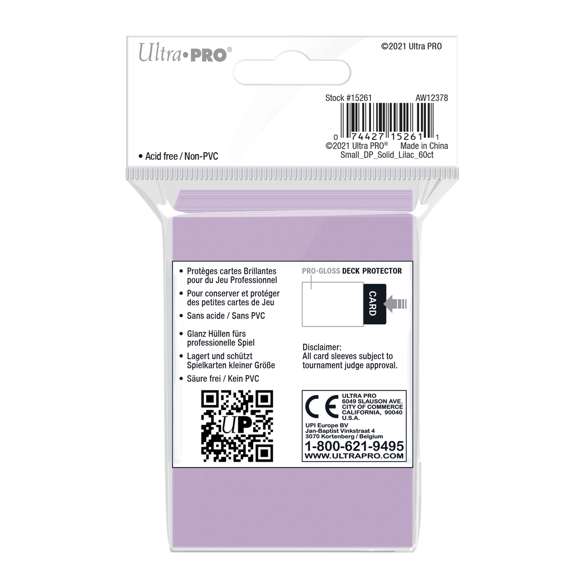 Ultra PRO: Small 60ct Sleeves - PRO-Gloss (Lilac)