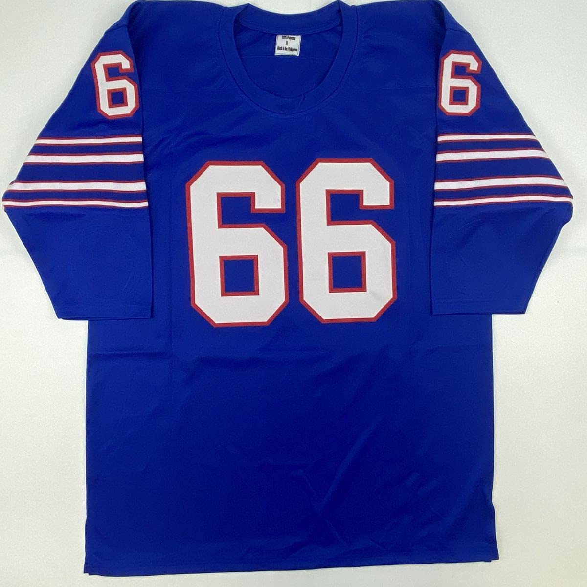 Autographed/Signed Billy Shaw HOF 99 Buffalo Blue Football Jersey Beckett BAS COA