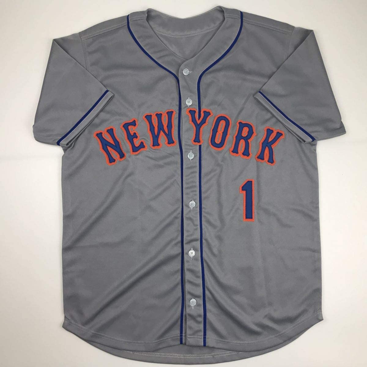 Autographed/Signed Mookie Wilson New York Grey Baseball Jersey JSA COA