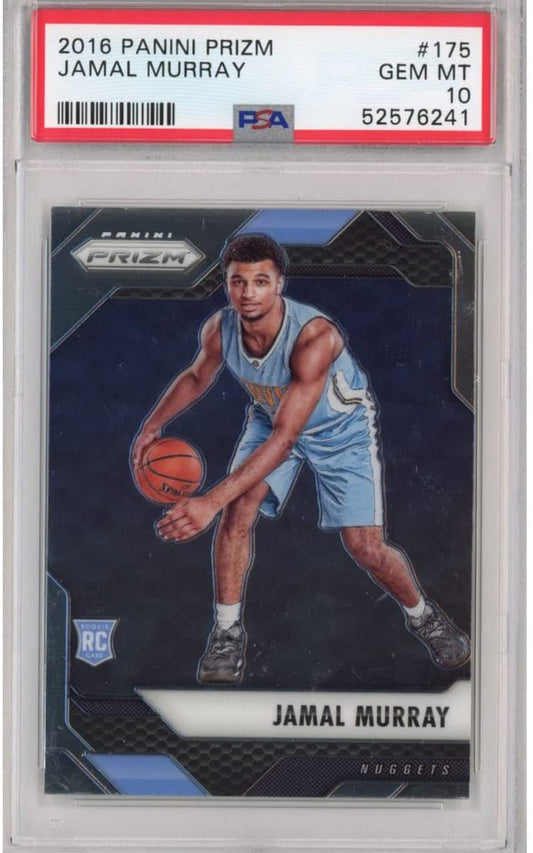 Graded 2016-17 Panini Prizm Jamal Murray #175 Rookie RC Basketball Card PSA 10 Gem Mint - Golden Apple Comics