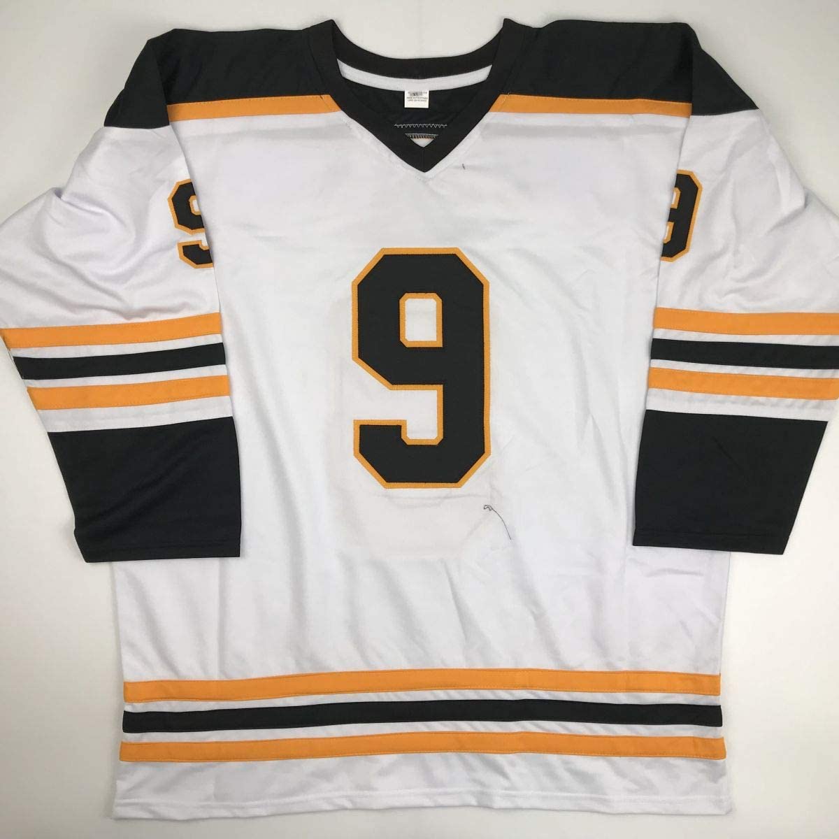 Autographed/Signed Johnny John Bucyk HOF 1981 Boston White Hockey Jersey JSA COA - Golden Apple Comics