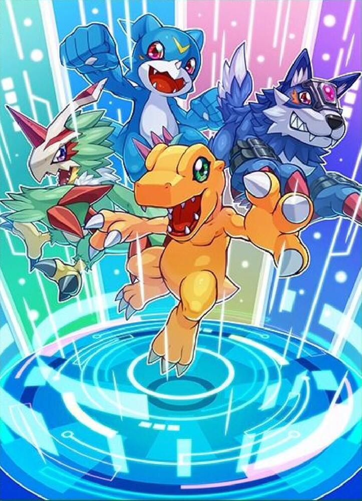 Digimon: Official Card Sleeves - Signs of Digivolution (60-Pack)