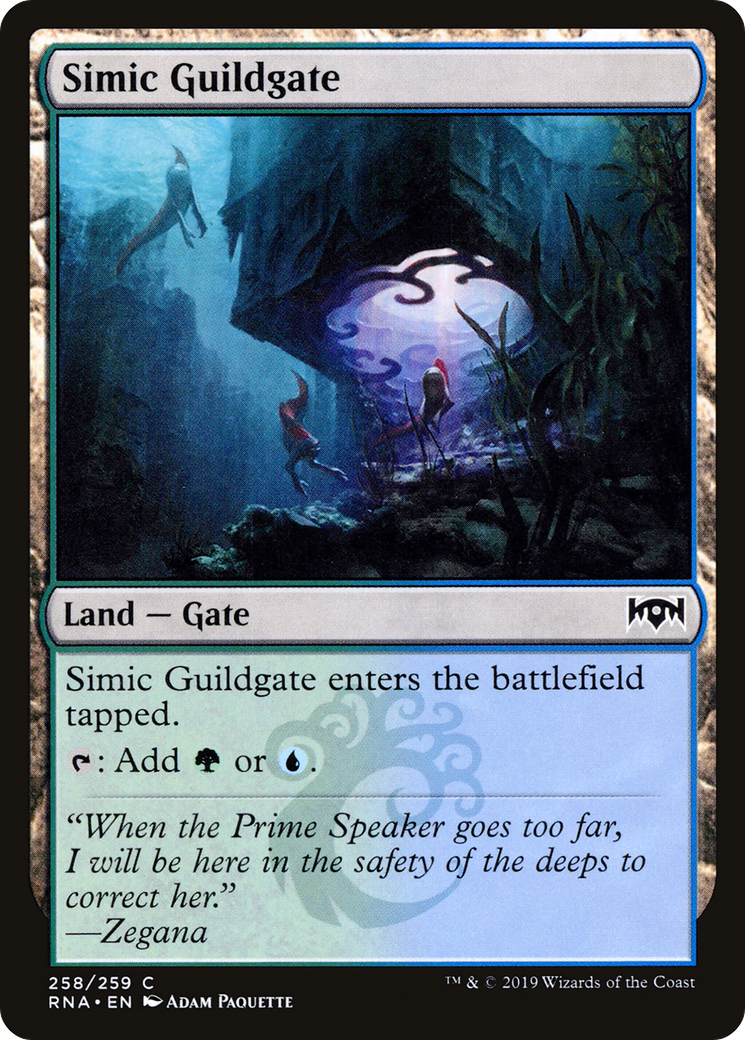 Simic Guildgate (RNA-258) - Ravnica Allegiance Foil