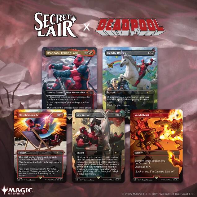 Secret Lair Drop: Secret Lair x Marvel's Deadpool - Non-Foil Edition [SLD]