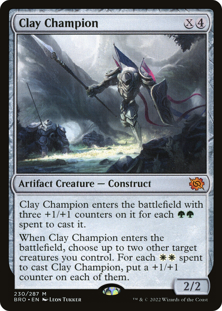 Clay Champion (BRO-230) - The Brothers' War
