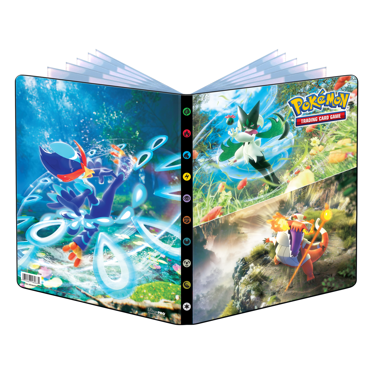 Ultra PRO: 9-Pocket Portfolio - Pokemon (Scarlet & Violet - Skeledirge, Meowscarada, and Quaquaval)