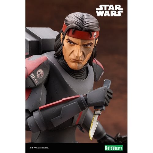 Star Wars: The Bad Batch Hunter ARTFX 1:7 Scale Model Kit