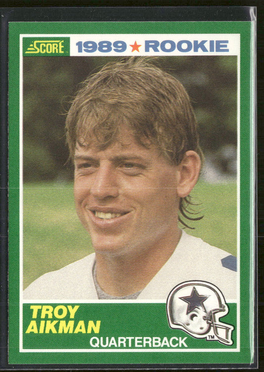1989 Score Troy Aikman Rookie #270