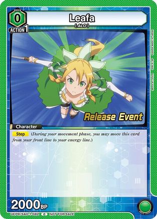 Leafa (082) (UEPR/SAO-1-082) - UE07BT Sword Art Online Release Event Cards