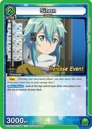 Sinon (089) (UEPR/SAO-1-089) - UE07BT Sword Art Online Release Event Cards