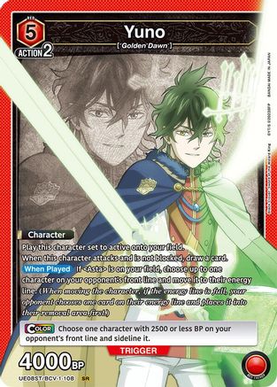 Yuno (108) (UE08ST/BCV-1-108) - UE08ST Black Clover Starter Deck Foil