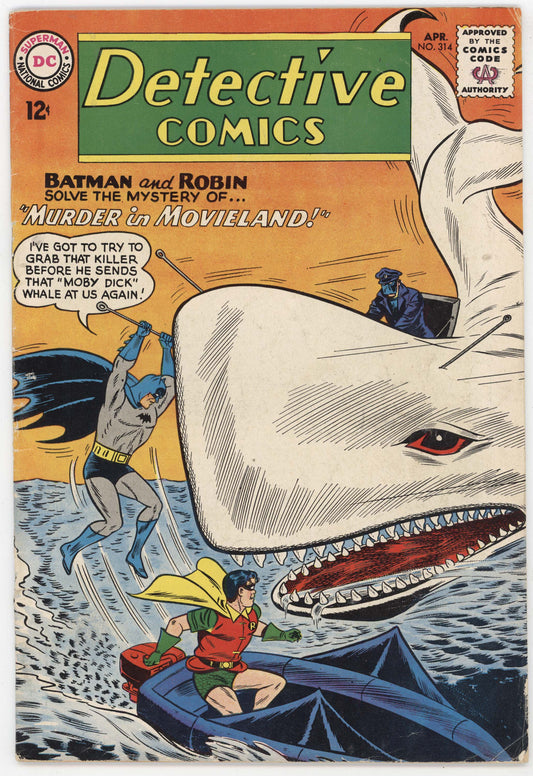 Batman Detective Comics 314 DC 1963 VG Sheldon Moldoff Robin Moby Dick White Whale