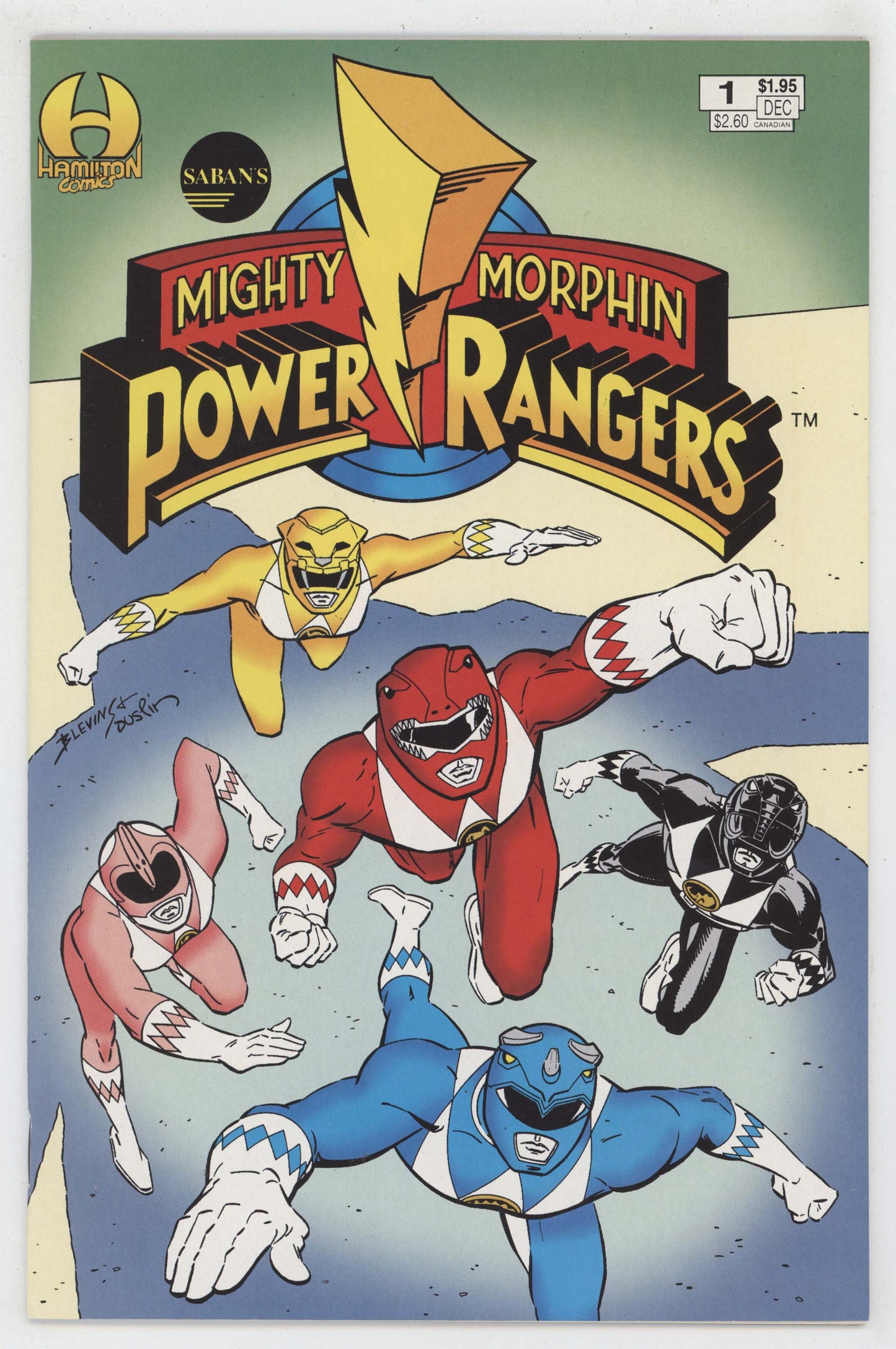 Mighty Morphin Power Rangers 1 Hamlition 1994 NM Saban Trading Card Insert