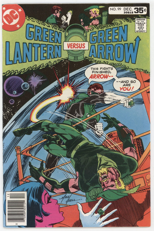 Green Lantern 99 DC 1977 VF NM Mike Grell Denny O'Neil Arrow Black Canary Error
