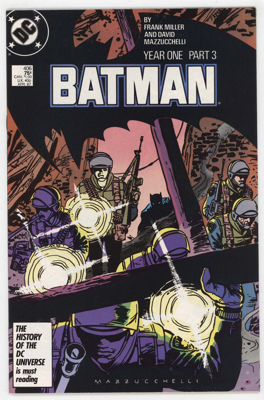 Batman 406 DC 1987 NM- 1st Print Year One Frank Miller Catwoman