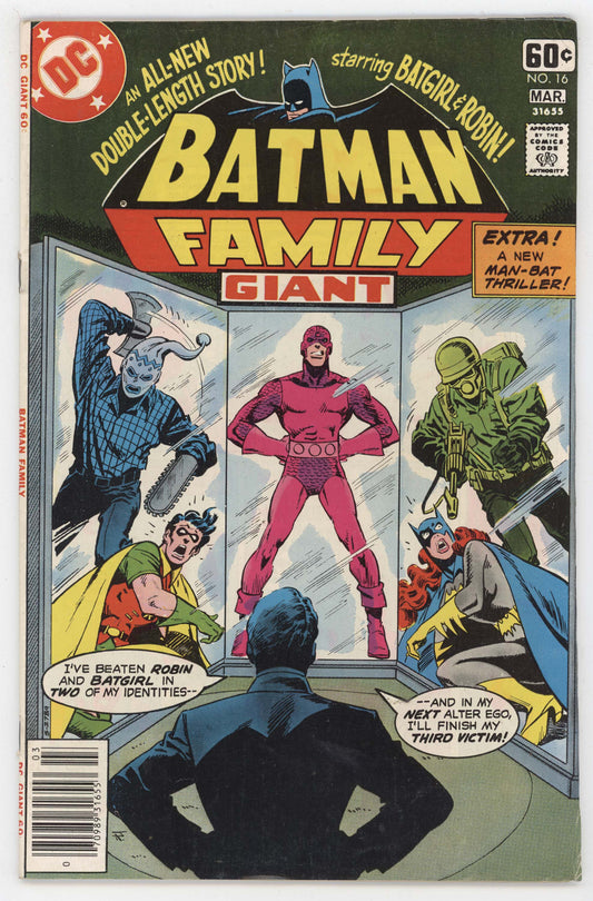 Batman Family 16 DC 1978 VF Jim Aparo Batgirl Robin Batwoman Man-Bat