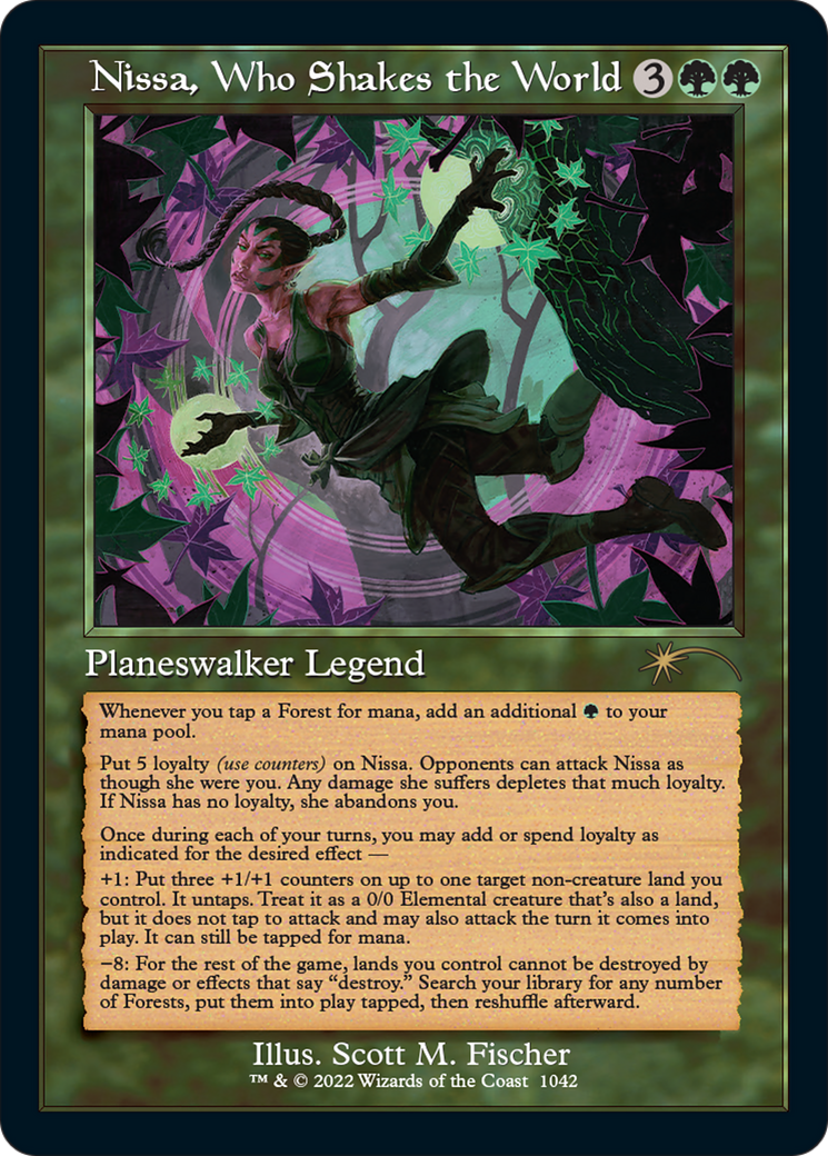 Nissa, Who Shakes the World (SLD-1042) - Secret Lair Drop