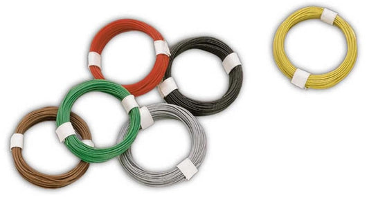 Busch 5794 A Scale Micro Wire/Cable -- Brown (ONE roll)