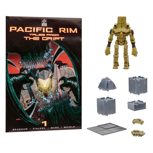 McFarlane Toys Pacific Rim Jaeger Wave 1 4-Inch Scale Action Figure with Comic Book - Choose a Figure