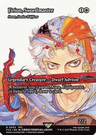 Firion, Swordmaster - Sram, Senior Edificer (Showcase) (FCA-003) - FINAL FANTASY: Through the Ages Foil - Golden Apple Comics