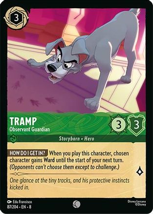 Tramp -Observant Guardian (87/204) - Reign of Jafar Cold Foil