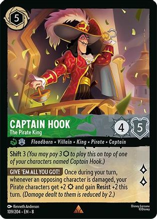 Captain Hook - The Pirate King (109/204) - Reign of Jafar
