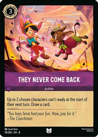 They Never Come Back (78/204) - Reign of Jafar Cold Foil