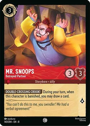 Mr. Snoops - Betrayed Partner (143/204) - Reign of Jafar Cold Foil