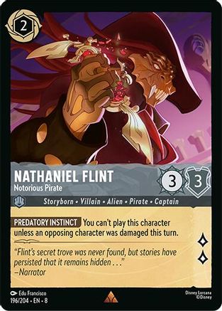 Nathaniel Flint - Notorious Pirate (196/204) - Reign of Jafar