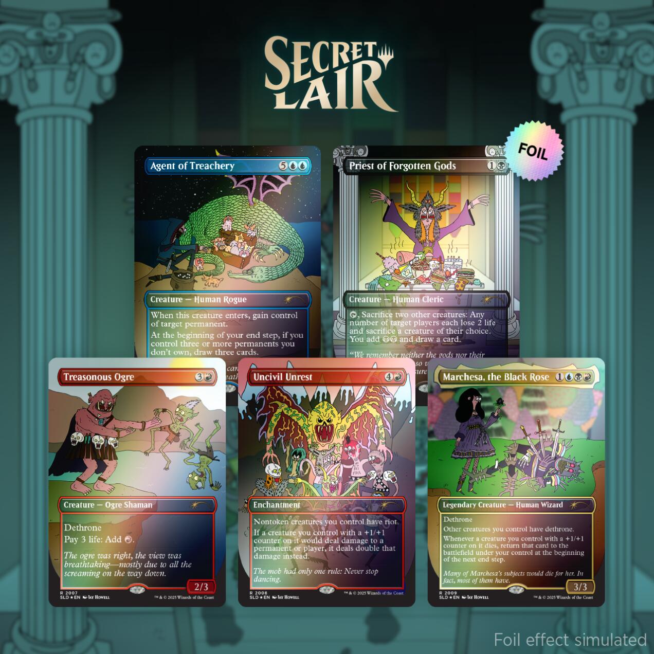 Secret Lair Drop: Featuring: Jay Howell - Rainbow Foil Edition [SLD]