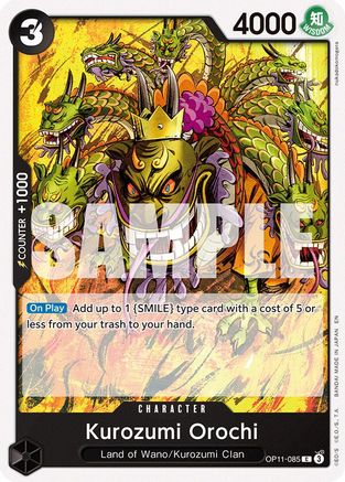 Kurozumi Orochi (OP11-085) - A Fist of Divine Speed