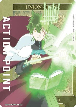 Action Point Card (AP02) (UE08BT/BCV-1-AP02) - UE08BT Black Clover Foil