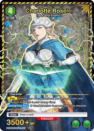 Charlotte Roselei (R*) (UE08BT/BCV-1-037) - UE08BT Black Clover Foil