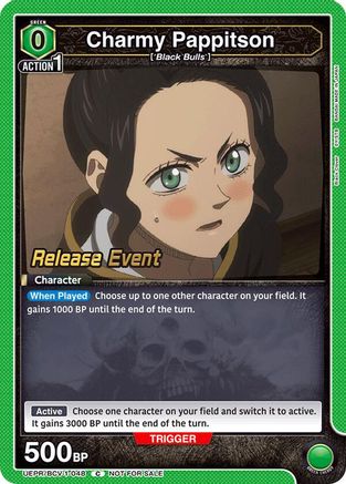 Charmy Pappitson (048) (UEPR/BCV-1-048) - UE08BT Black Clover Release Event Cards