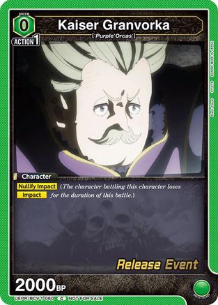 Kaiser Granvorka (UEPR/BCV-1-060) - UE08BT Black Clover Release Event Cards