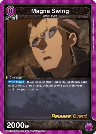 Magna Swing (UEPR/BCV-1-014) - UE08BT Black Clover Release Event Cards