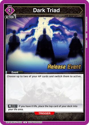 Dark Triad (UEPR/BCV-1-032) - UE08BT Black Clover Release Event Cards