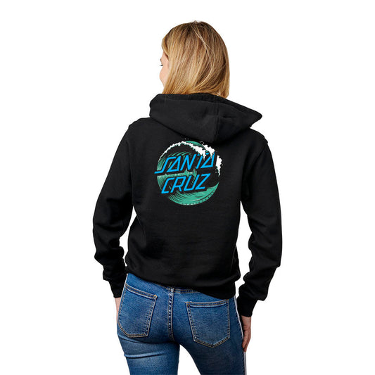 Santa Cruz Wave Dot P/O Womens Hooded Sweatshirt