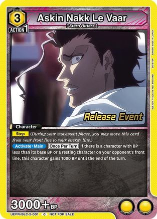 Askin Nakk Le Vaar (UEPR/BLC-2-001) - UEX01BT BLEACH ThousandYear Blood War Vol2 Release Event Cards