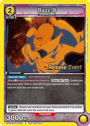 Bazz-B (UEPR/BLC-2-003) - UEX01BT BLEACH ThousandYear Blood War Vol2 Release Event Cards
