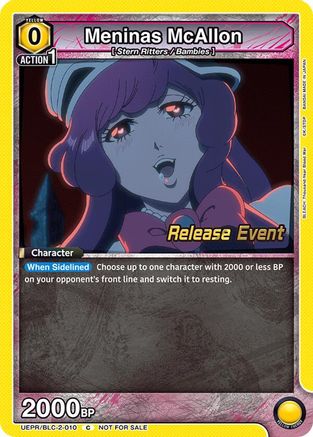 Meninas McAllon (UEPR/BLC-2-010) - UEX01BT BLEACH ThousandYear Blood War Vol2 Release Event Cards