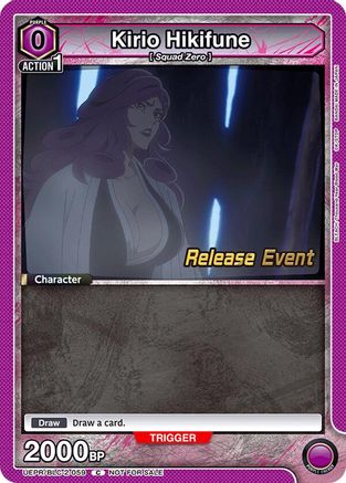 Kirio Hikifune (UEPR/BLC-2-059) - UEX01BT BLEACH ThousandYear Blood War Vol2 Release Event Cards